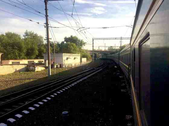 le train vers Oulan Bator matin