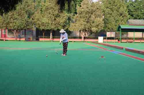 joueuse de croquet